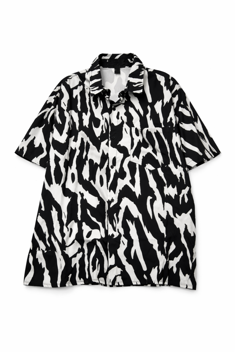 Zebra Print Button-Front Shirt | Forever 21 Men