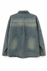 F21 Men Vintage Wash Denim Shirt | Forever 21 Men