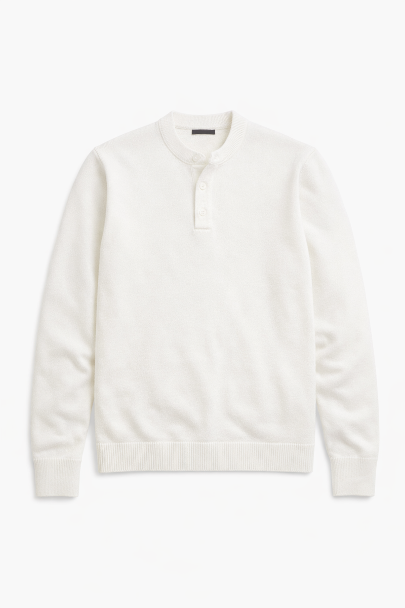 Long-Sleeve Henley Sweater | Forever 21 Men