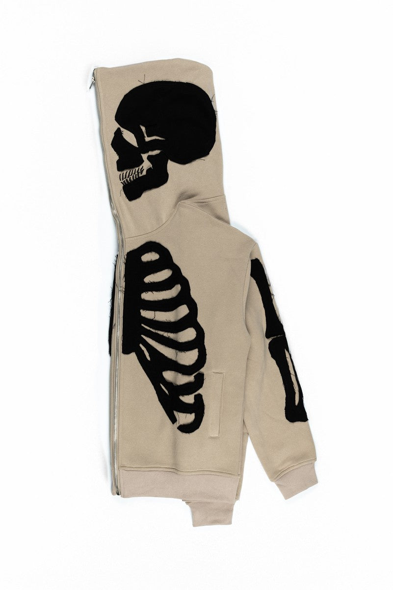 Skeleton Graphic Zip-Up Hoodie | Forever 21 Men