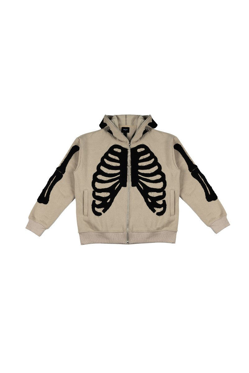 Skeleton Graphic Zip-Up Hoodie | Forever 21 Men