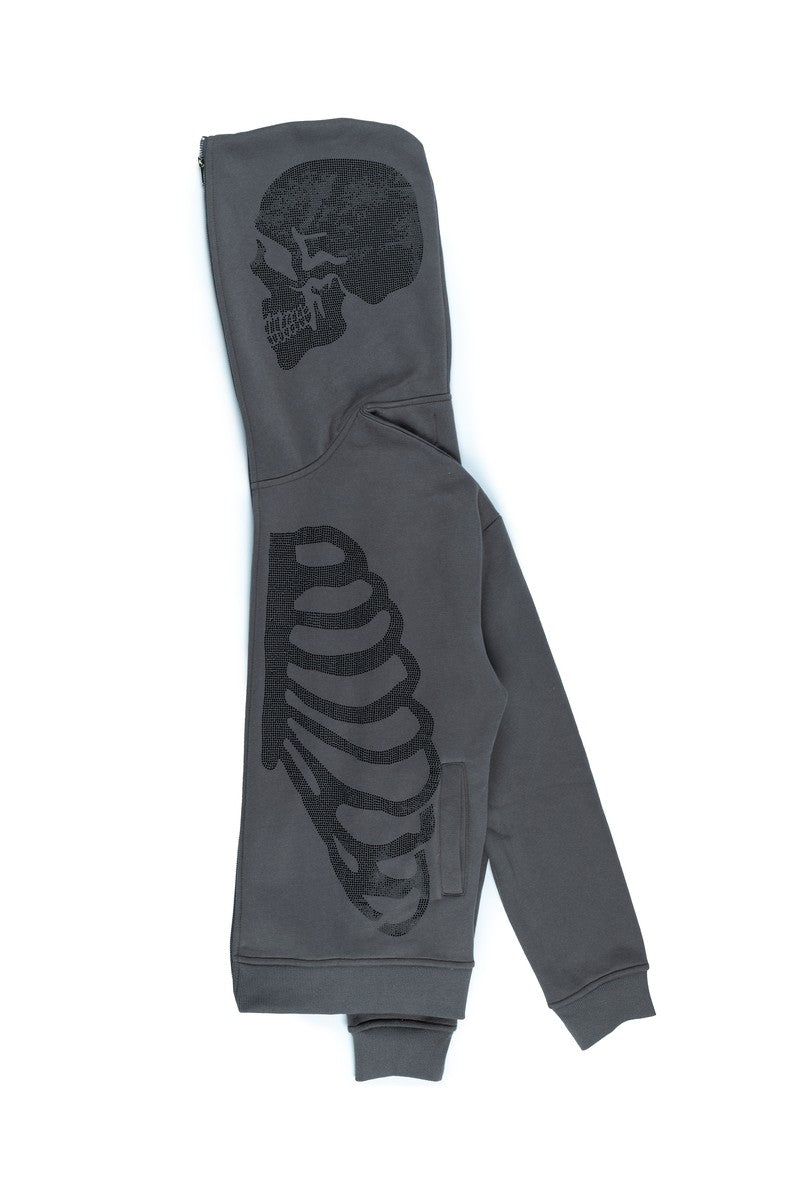 Skeleton Graphic Zip-Up Hoodie | Forever 21 Men