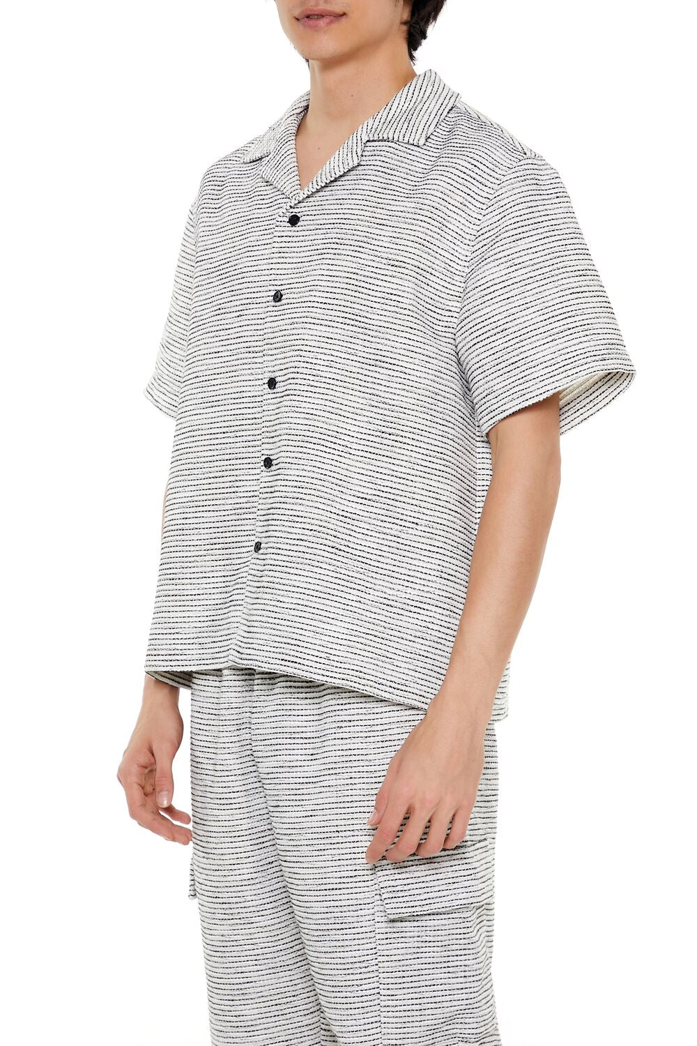 Cropped Striped Shirt | Forever 21 Men