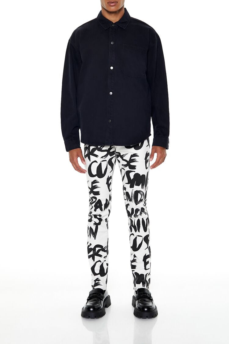 Cotton Curved-Hem Shirt | Forever 21 Men