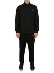 Big & Tall Fully Open Zipper Tracksuit in Black | Forever 21 Men