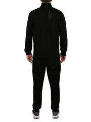Big & Tall Fully Open Zipper Tracksuit in Black | Forever 21 Men