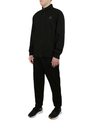 Big & Tall Fully Open Zipper Tracksuit in Black | Forever 21 Men