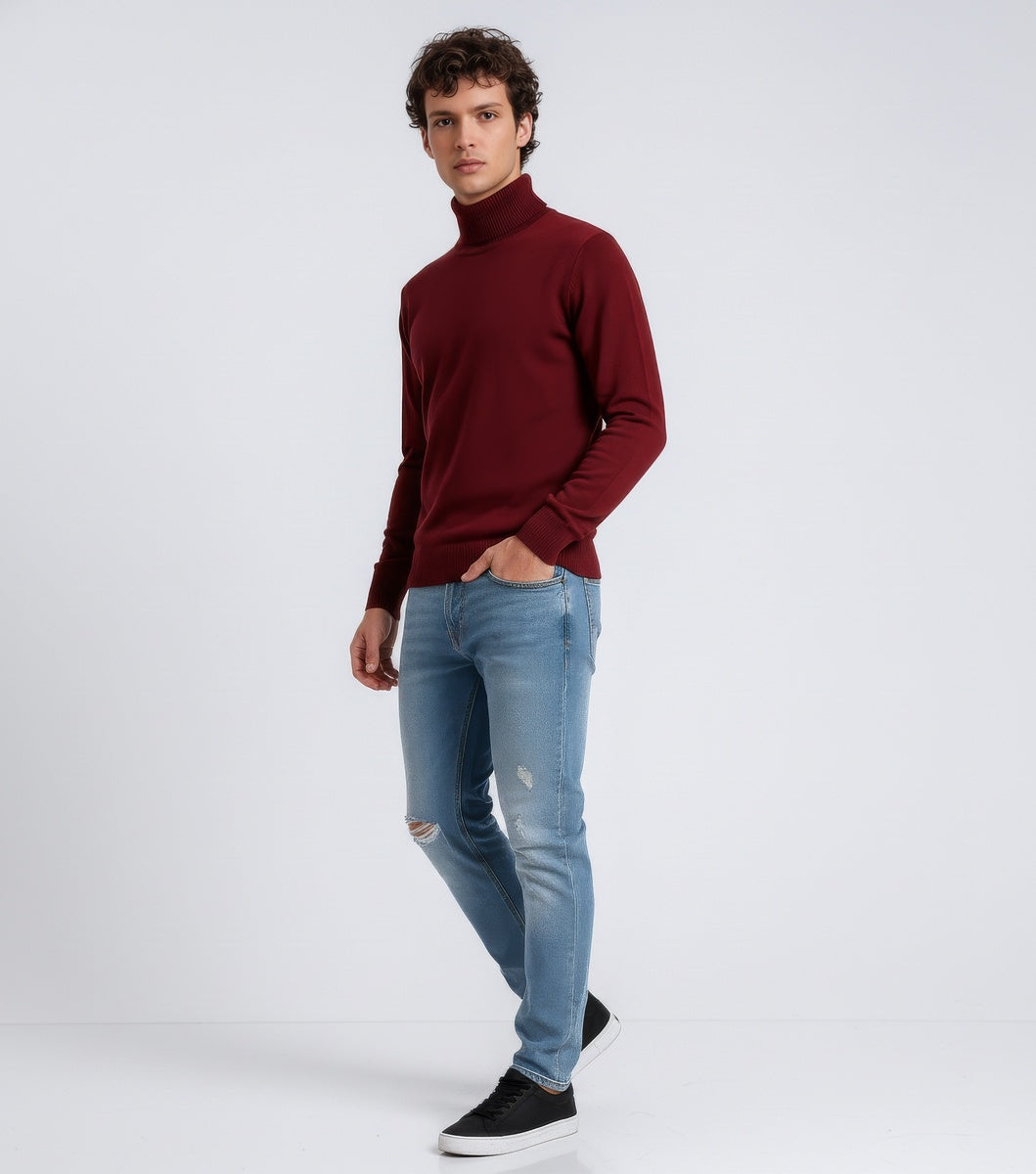Long-Sleeve Turtleneck Sweater | Forever 21 Men