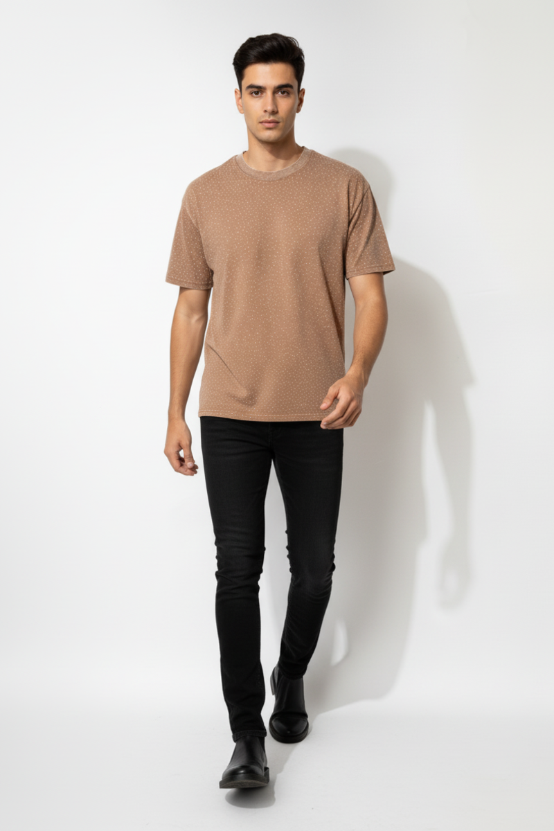 Studded Cotton Crew Tee | Forever 21 Men