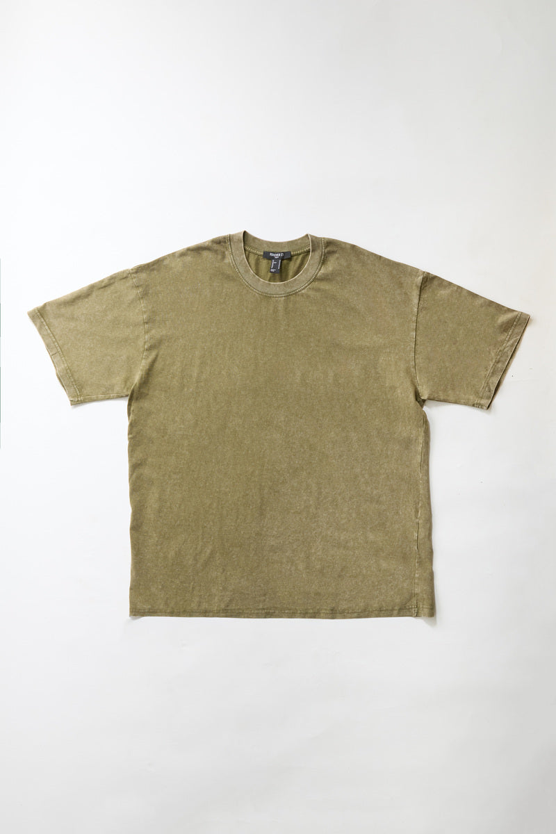 Mineral Wash Cotton Crew Tee | Forever 21 Men