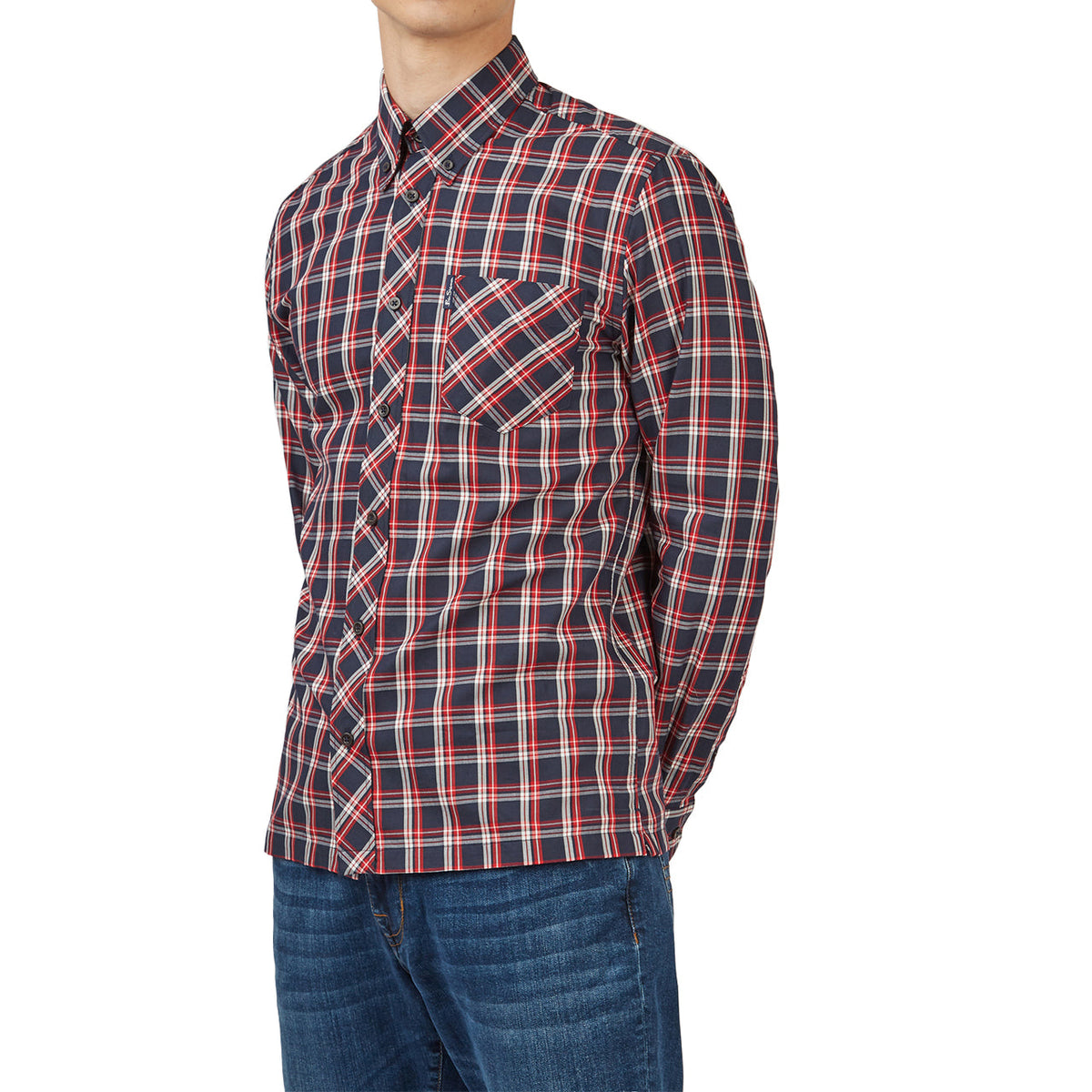 Long Sleeve Grid Check Buttondown Shirt | Forever 21 Men