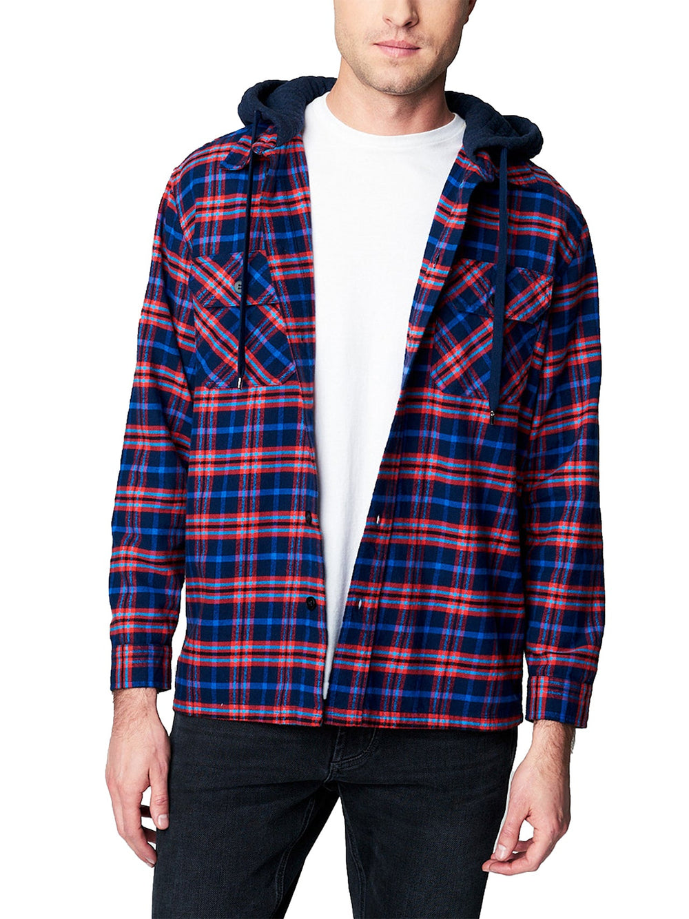 Flannel Shirt with Hood | Forever 21 Men