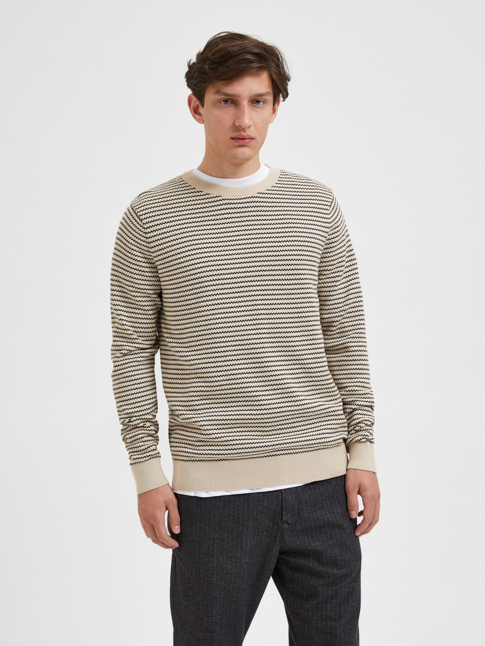 Robin Knit Stripe Crew Neck | Forever 21 Men