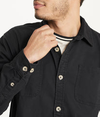 Men's Long Sleeve Shirt Jacket Stretch Twill | Forever 21 Men