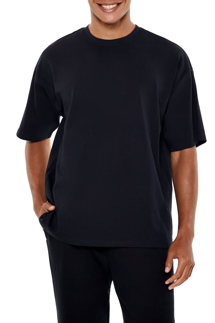 Oversized Cotton Crew Tee | Forever 21 Men
