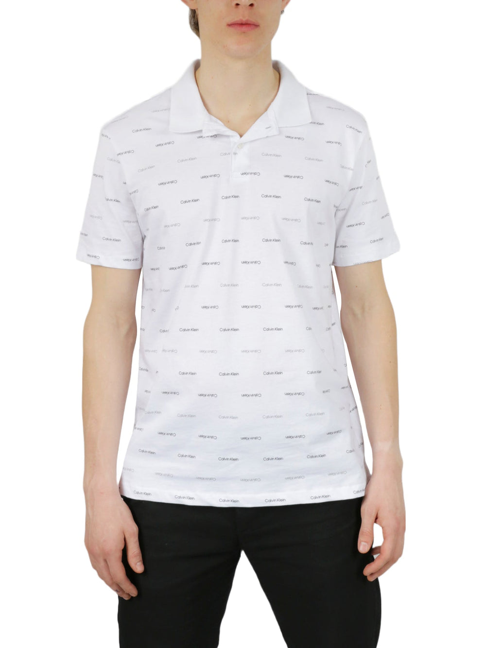 Short Sleeves Allover Print Polo | Forever 21 Men
