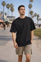 Cotton Crew High-Low Hem Tee | Forever 21 Men