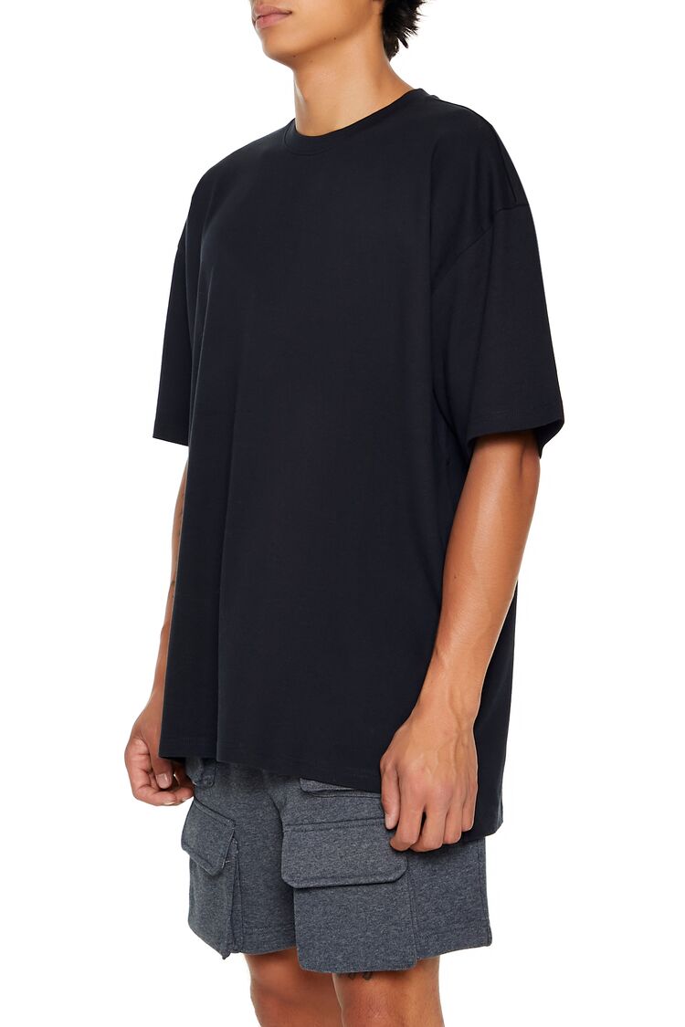 Cotton Crew High-Low Hem Tee | Forever 21 Men
