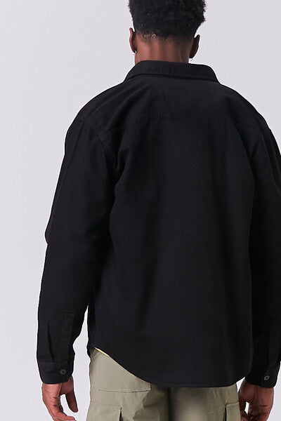 Long Sleeve Dual-Pocket Shirt | Forever 21 Men