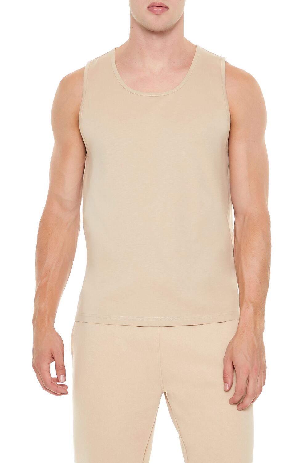 Basic Cotton Scoop Tank Top | Forever 21 Men