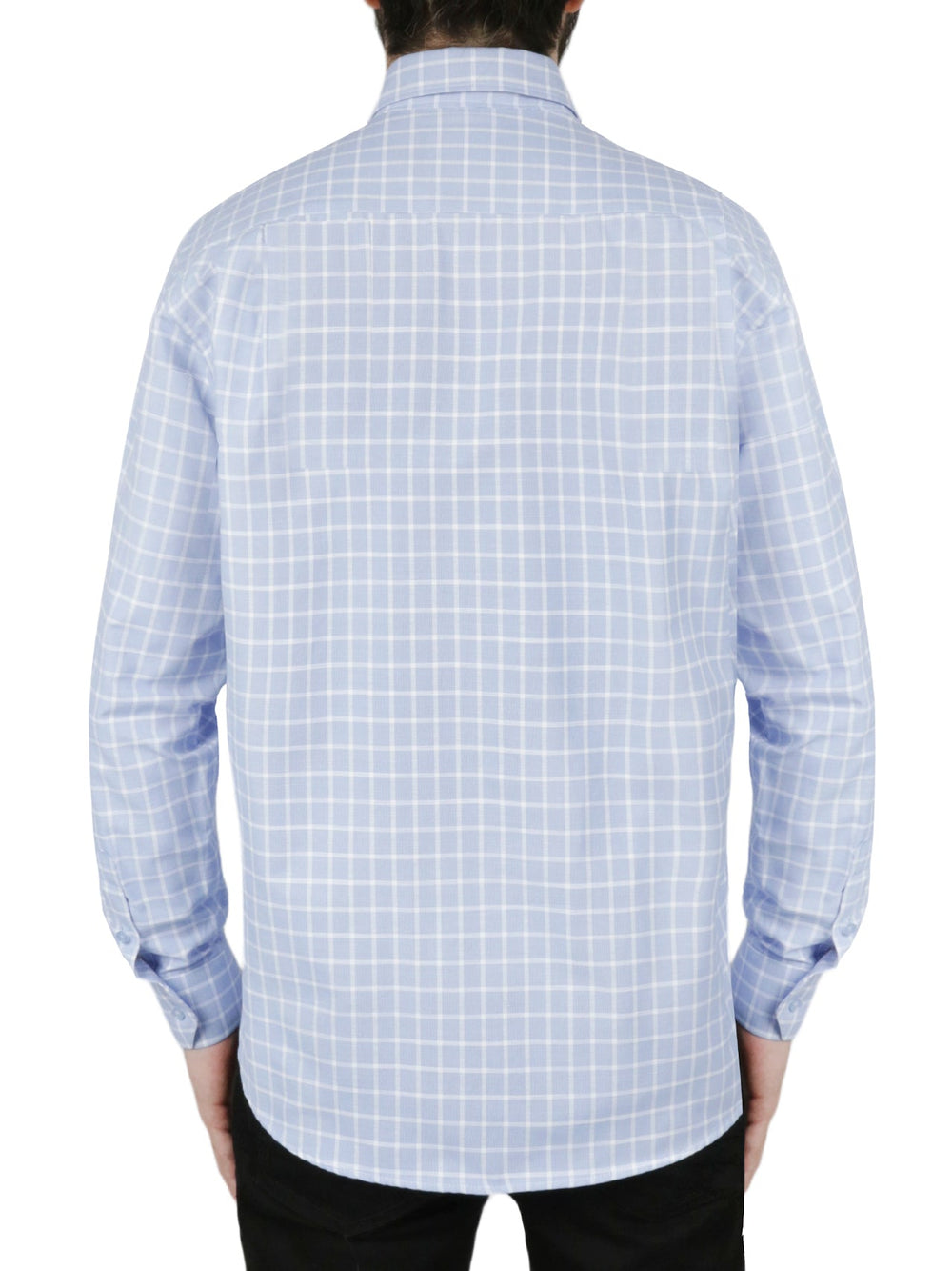 Men's Regular Shirt Blue Check Design 2 | Forever 21 Men