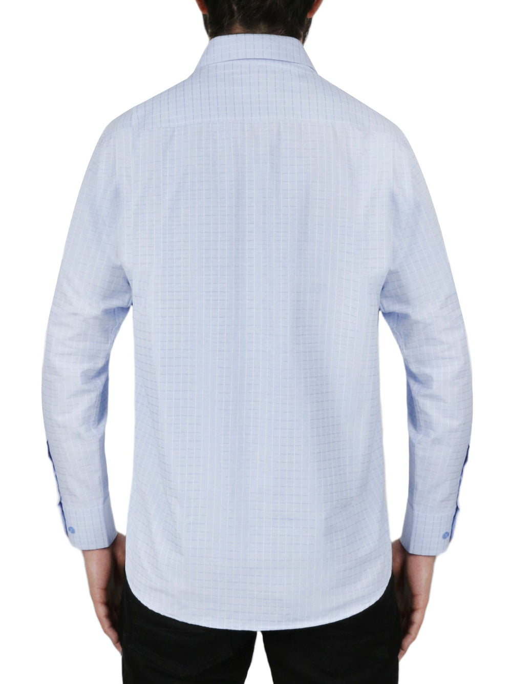 Windowpane Checkered Dress Shirt in Grey | Forever 21 Men