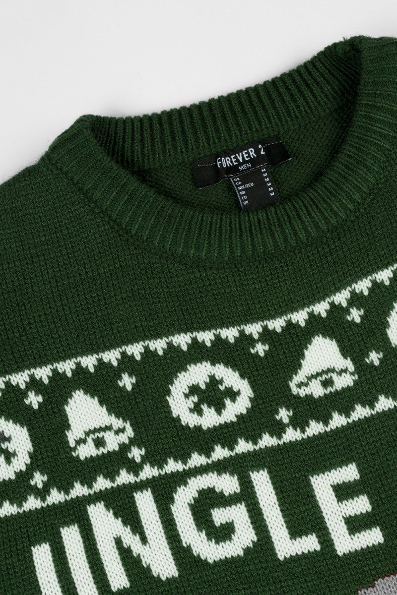 Jingle Bells Santa Sweater | Forever 21 Men