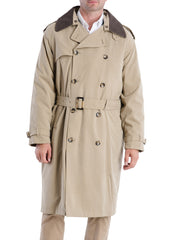 Iconic Double Breasted Trench Coat British Khaki | Forever 21 Men