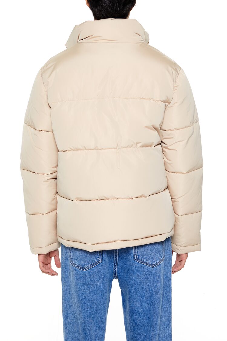 Quilted Funnel-Neck Puffer Jacket | Forever 21 Men