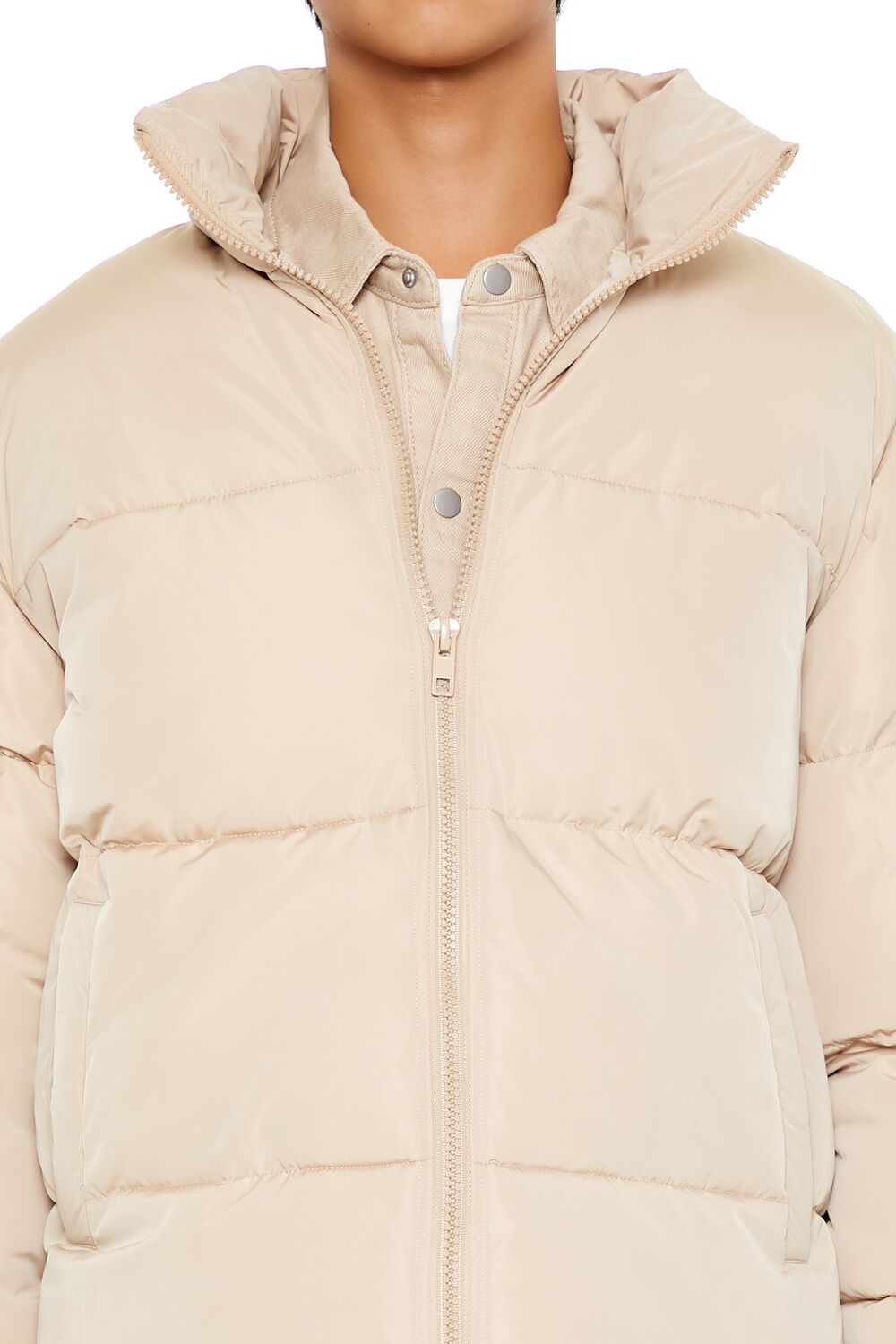 Quilted Funnel-Neck Puffer Jacket | Forever 21 Men