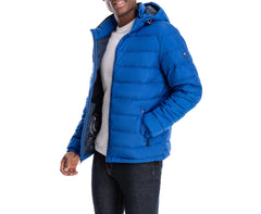 Qulited Hooded Packable Puffer Royal | Forever 21 Men