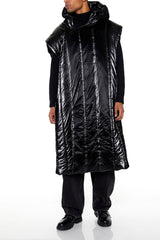 Hooded Longline Puffer Vest | Forever 21 Men