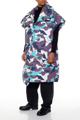 Camo Print Longline Puffer Vest | Forever 21 Men