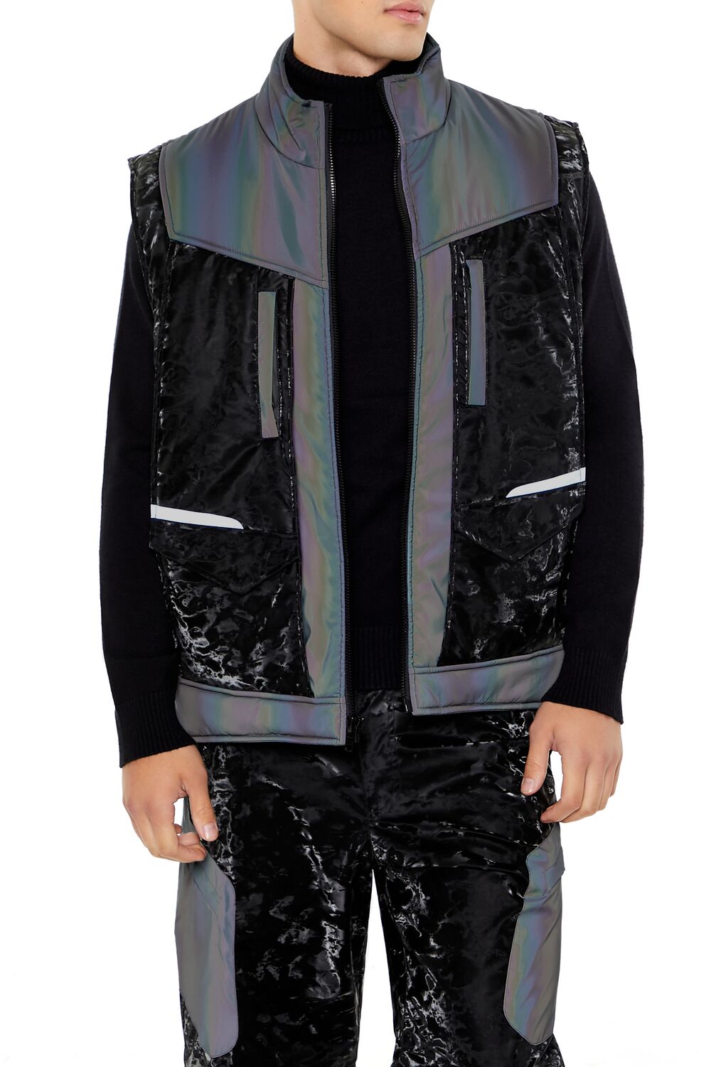 Active Waterproof Reflective Ski Vest | Forever 21 Men