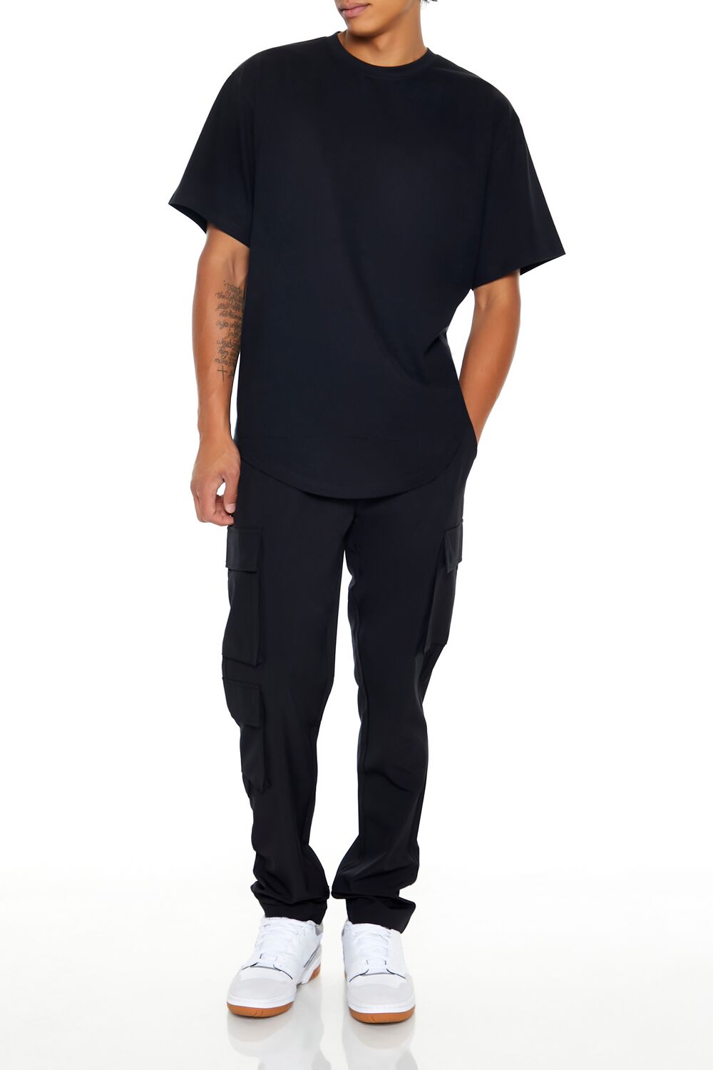 Slim-Fit Drawstring Cargo Joggers | Forever 21 Men