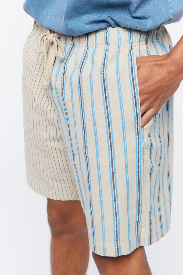 Reworked Striped Drawstring Shorts | Forever 21 Men