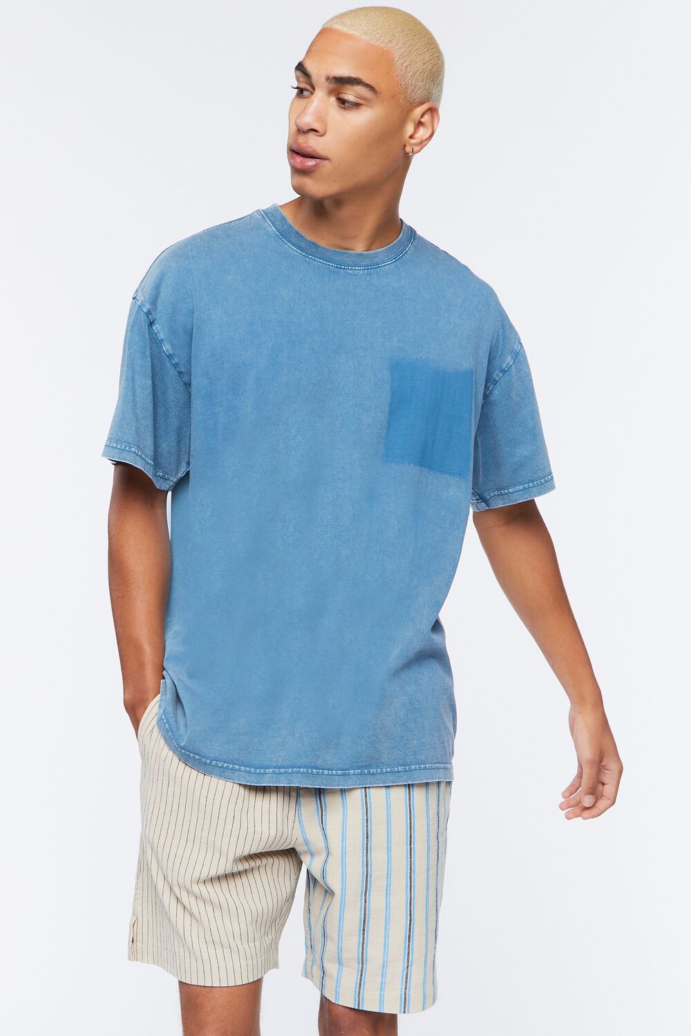 Reworked Striped Drawstring Shorts | Forever 21 Men