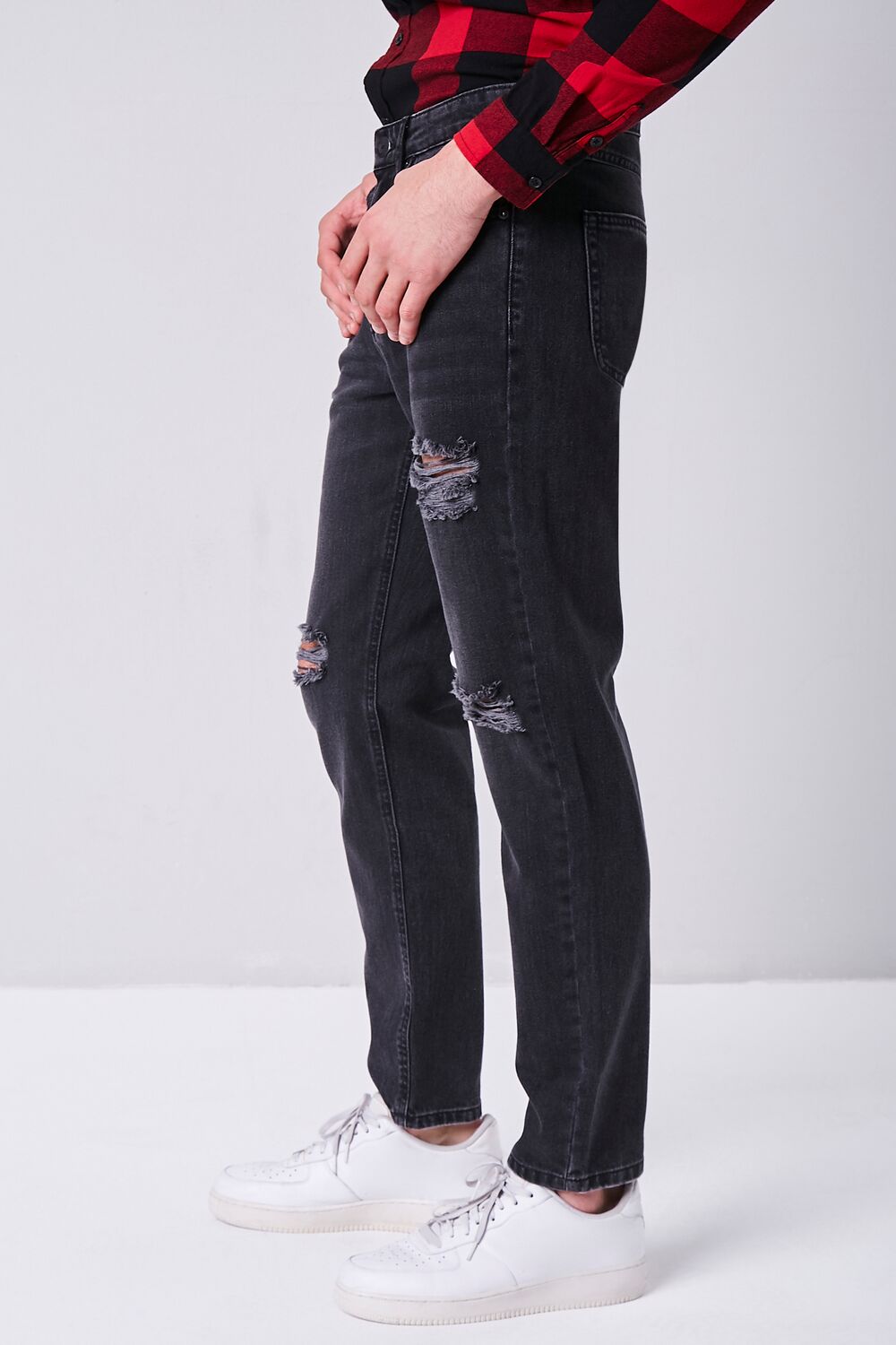 Distressed Straight-Leg Jeans | Forever 21 Men