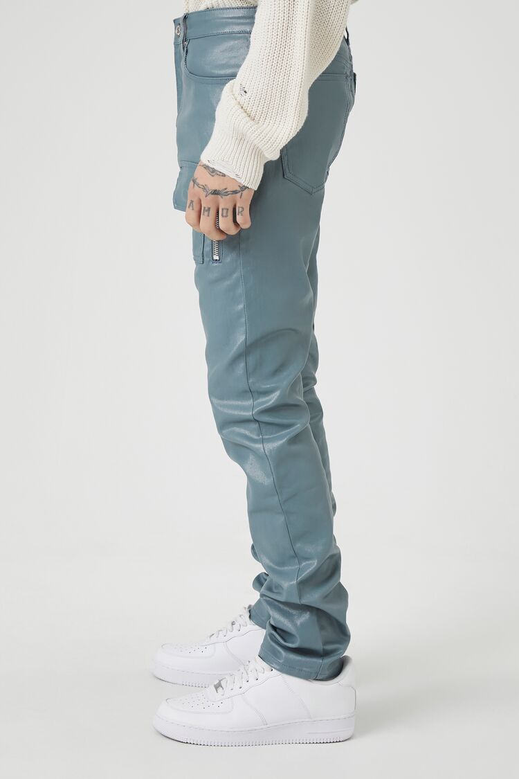 Mid-Rise Cargo Skinny Jeans | Forever 21 Men