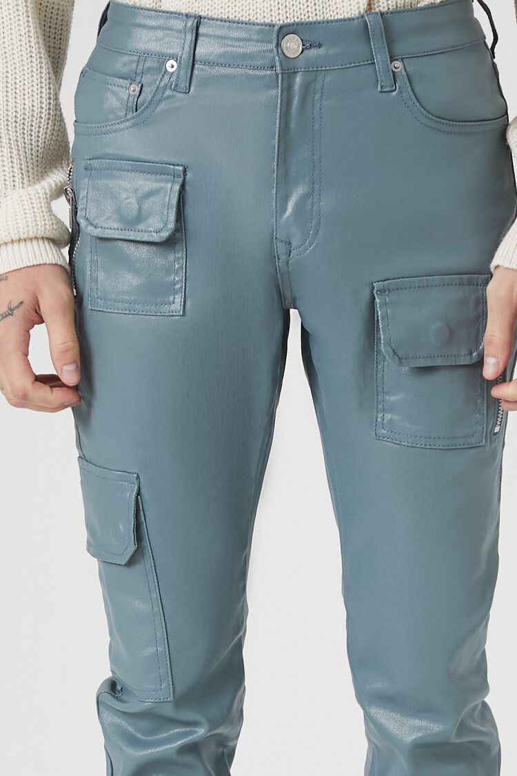Mid-Rise Cargo Skinny Jeans | Forever 21 Men