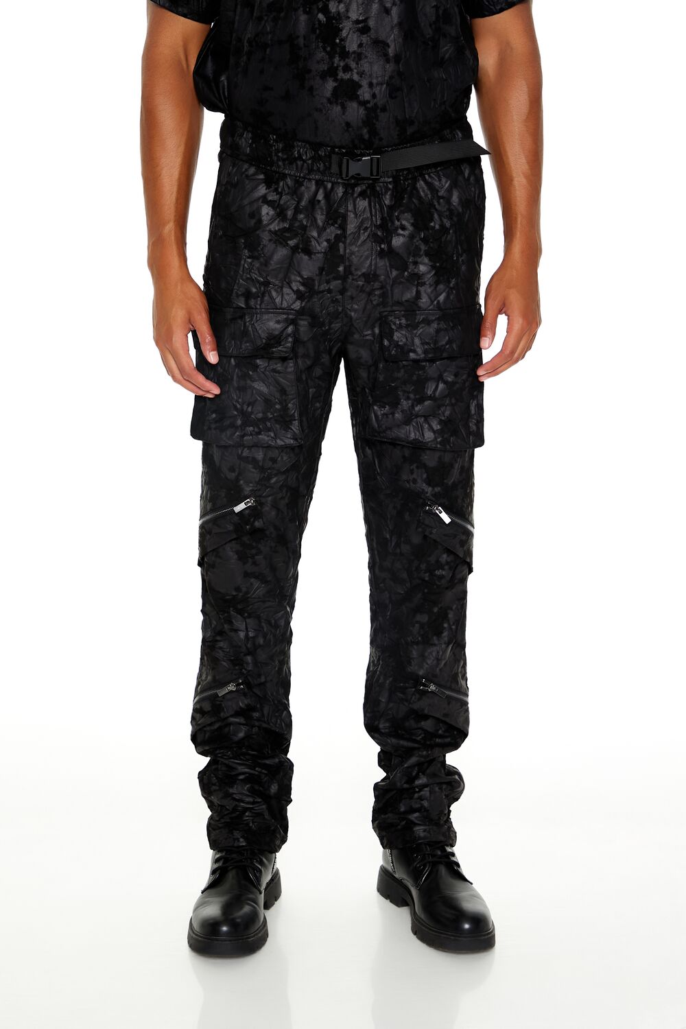 Textured Slim-Fit Mid-Rise Pants | Forever 21 Men