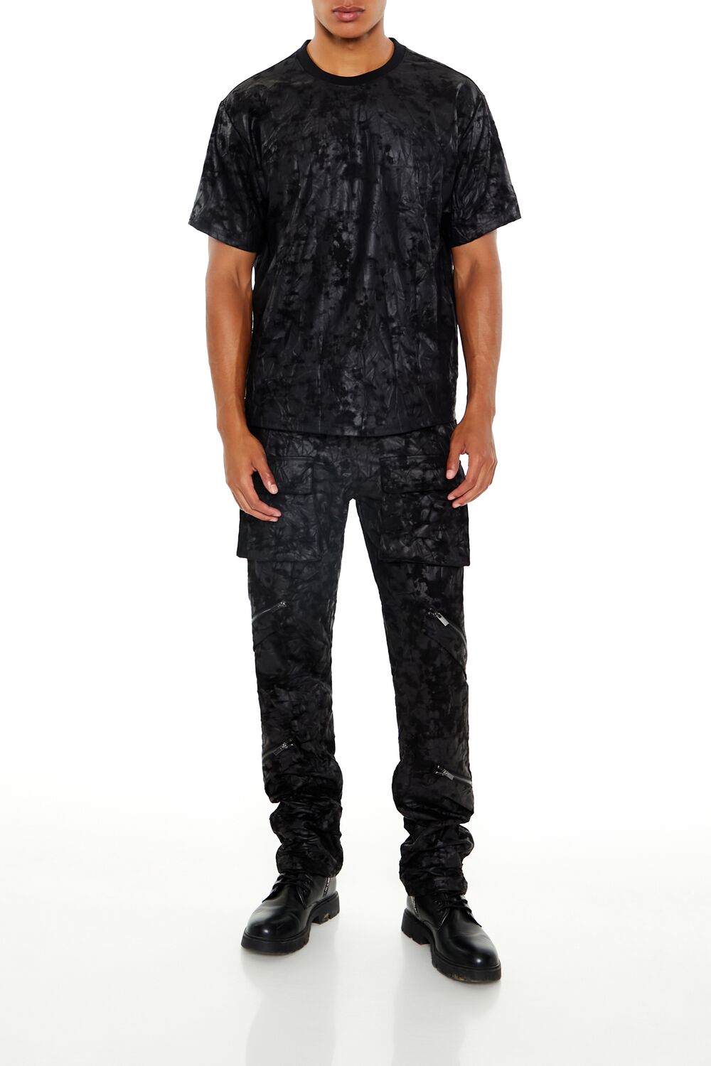 Textured Slim-Fit Mid-Rise Pants | Forever 21 Men