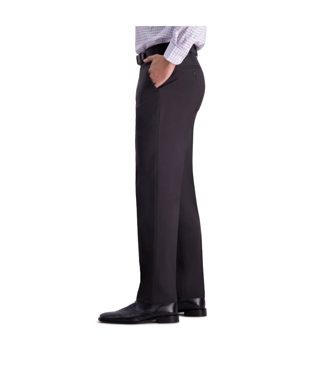 Haggar Men's Premium Comfort Dress Pant-Straight Fit Charcoal | Forever 21 Men