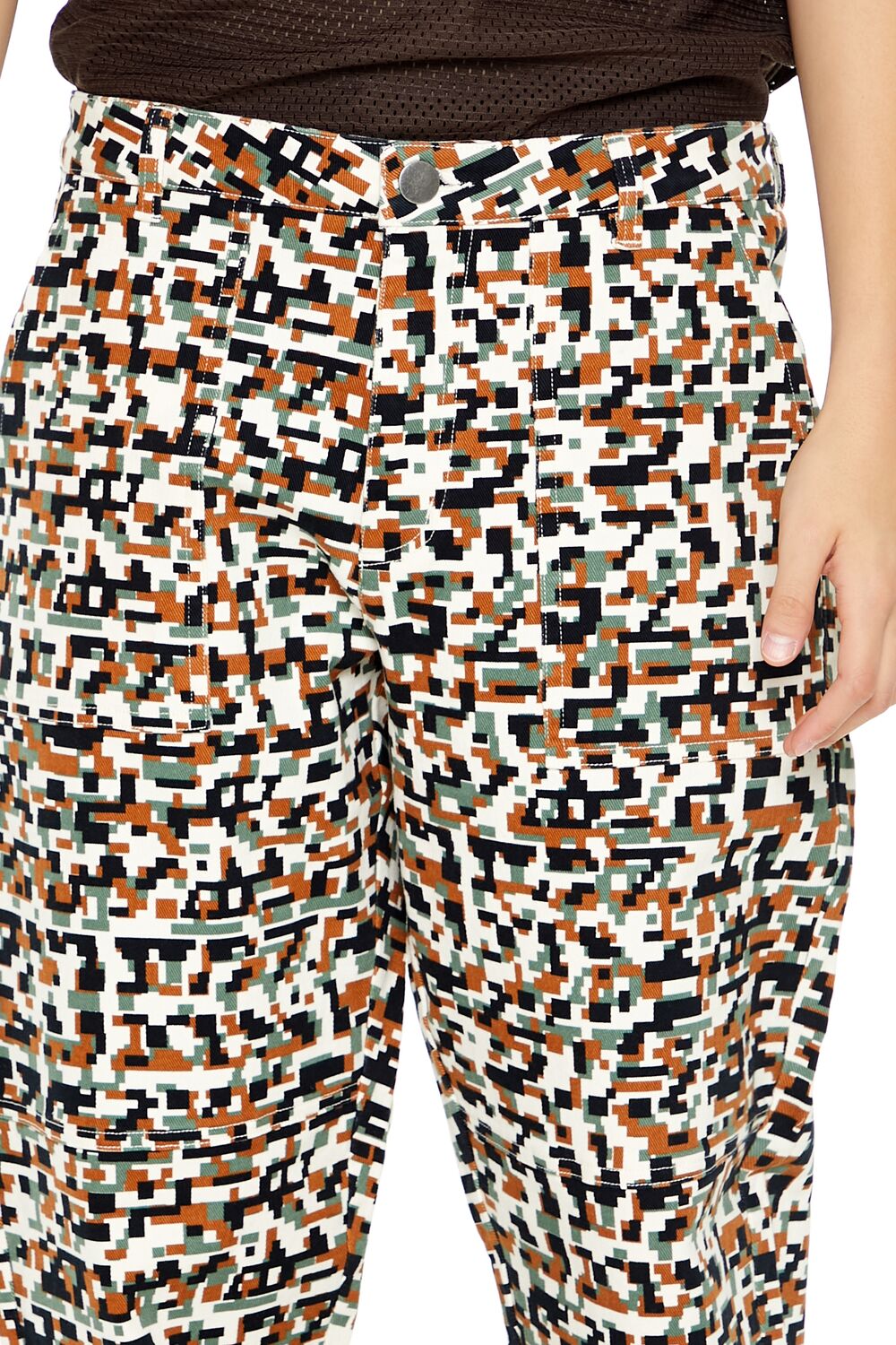 Geo Camo Slim-Fit Pants | Forever 21 Men