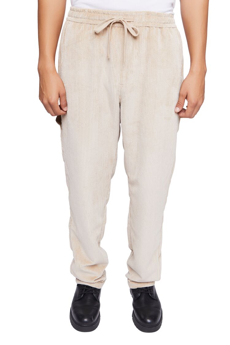 Ribbed Drawstring Pants | Forever 21 Men