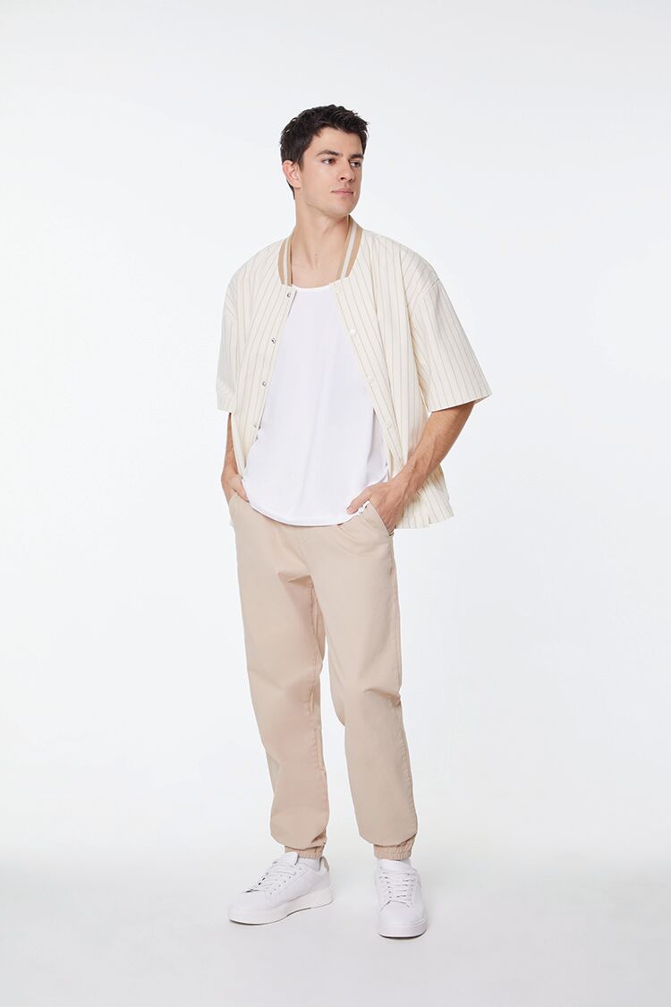 Twill Drawstring Joggers | Forever 21 Men