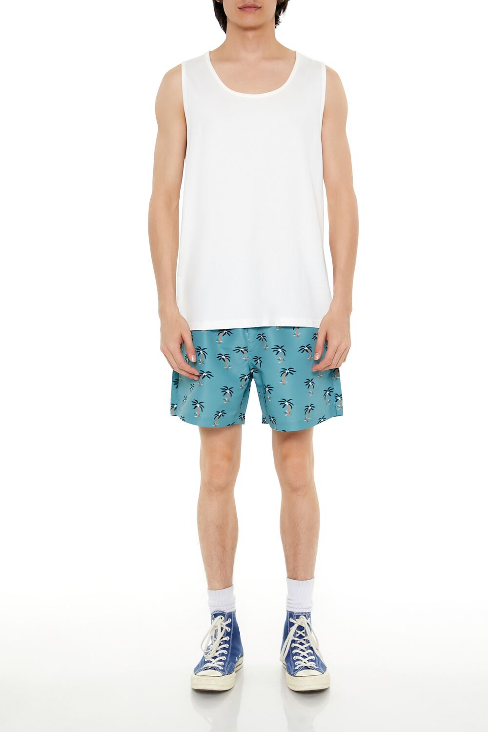 Palm Tree Swim Trunks | Forever 21 Men