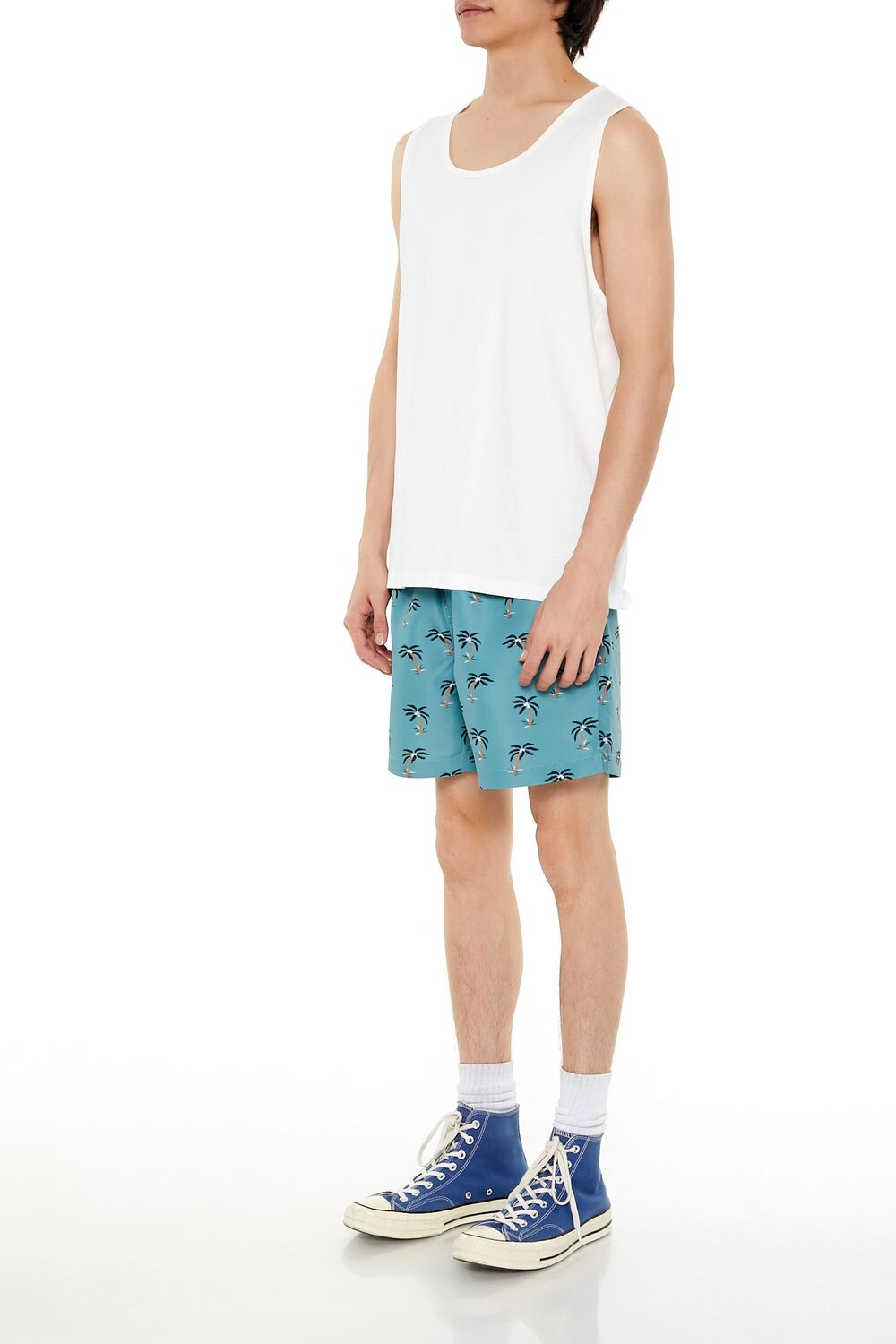 Palm Tree Swim Trunks | Forever 21 Men