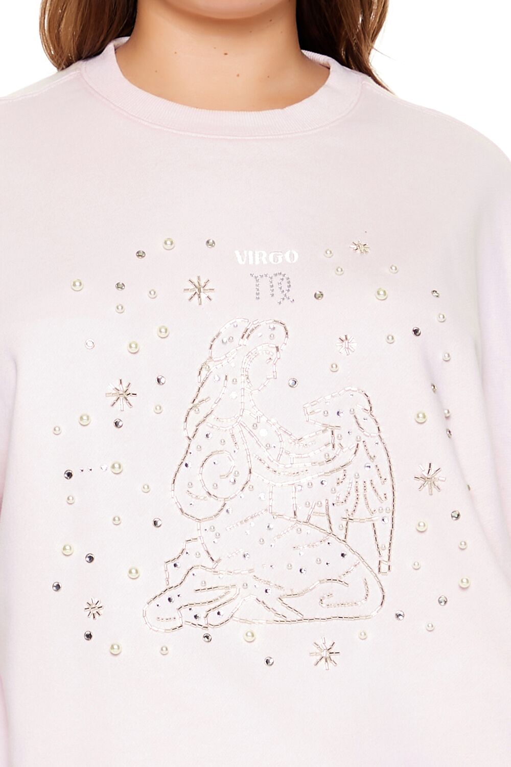 Plus Size Beaded Virgo Pullover | Forever 21 discount