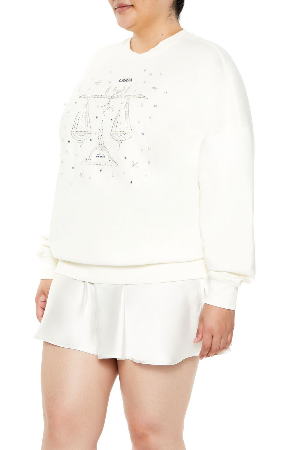 Plus Size Beaded Libra Pullover | Forever 21 outlet